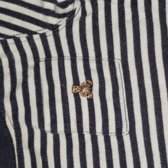 Baby Gap Striped Baby Onesie with Pocket 6-12 Months - Picture 3 of 5